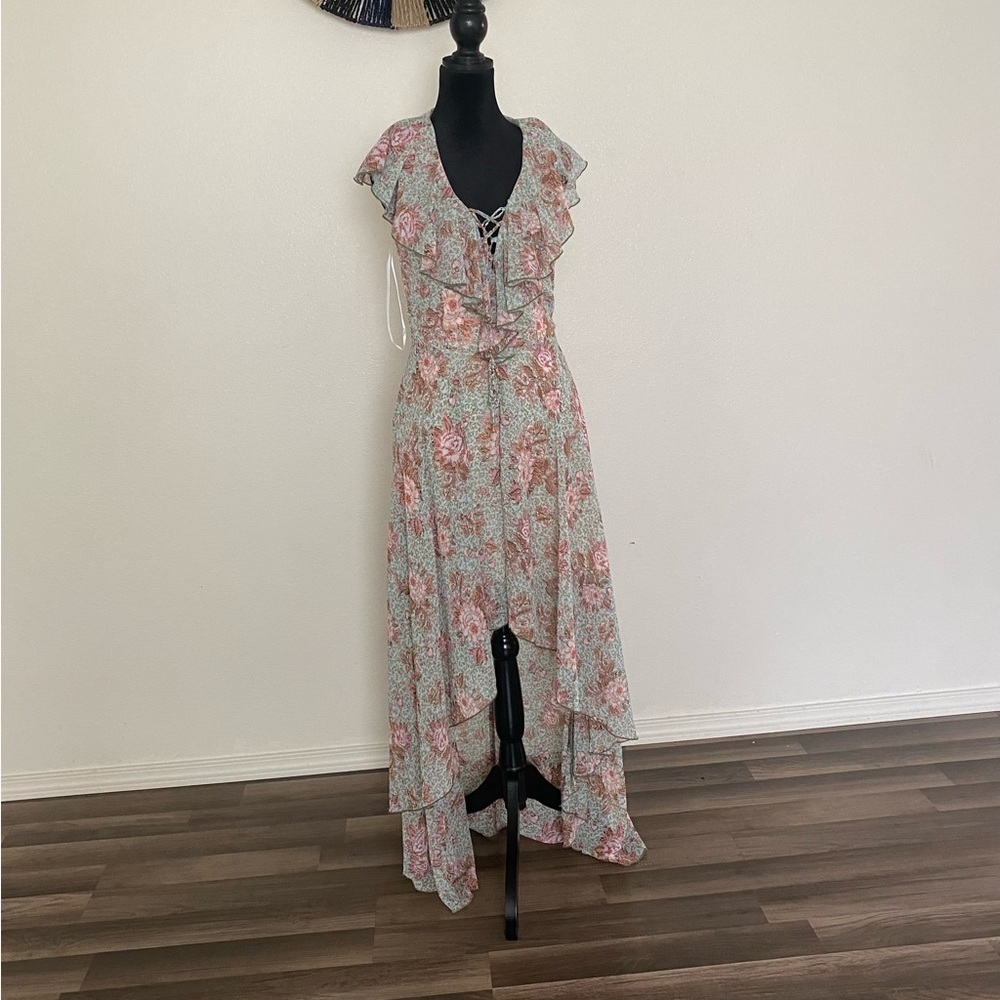 City triangle floral dress Hi-low size 9